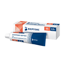 Кетопрофен -Вертекс гель 2,5% 50г