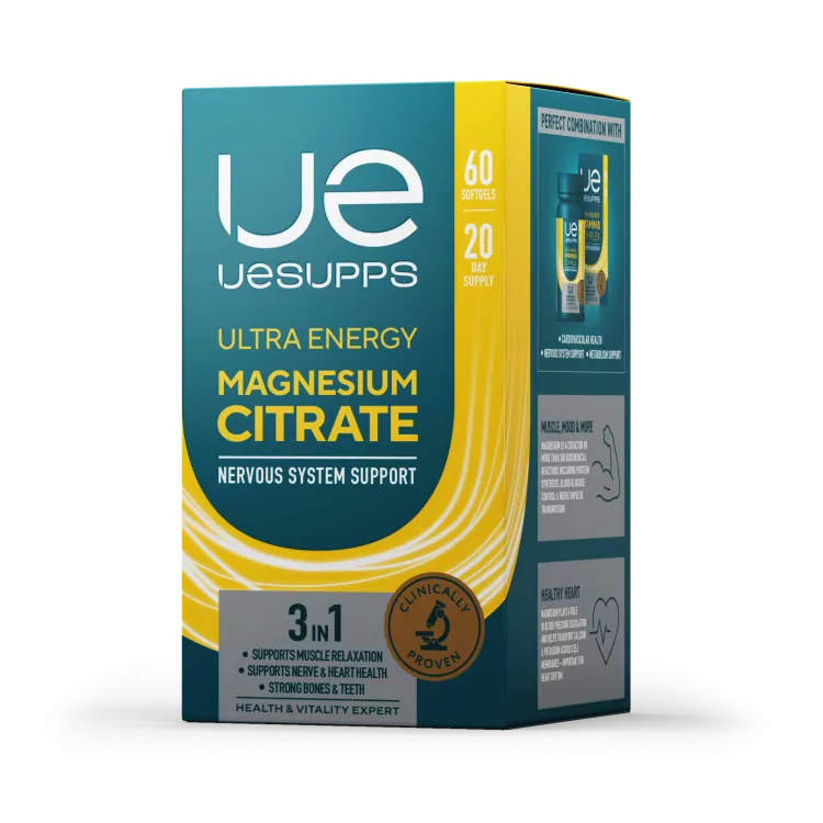 Uesupps Ультра Энерджи Магния цитрат капсулы №60