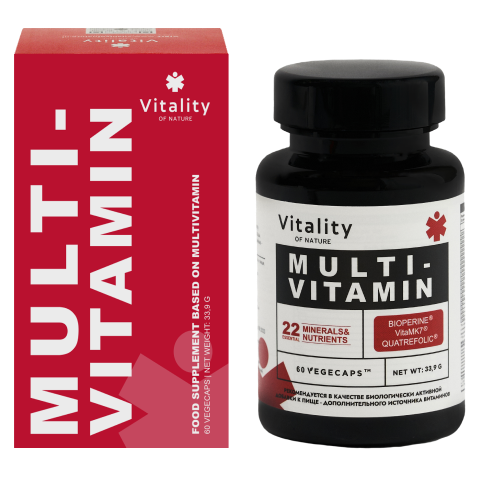 Vitality Мультивитамины для взрослых капсулы №60