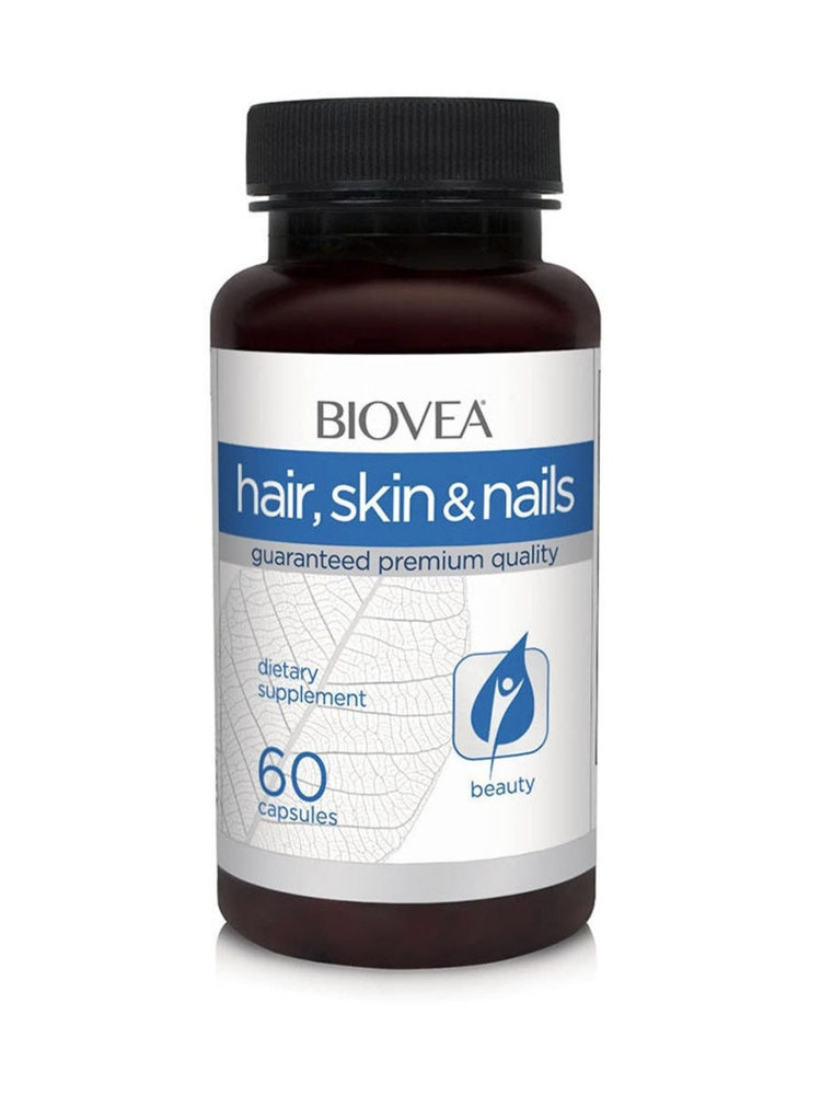 Biovea Кожа Волосы Ногти капсулы №60