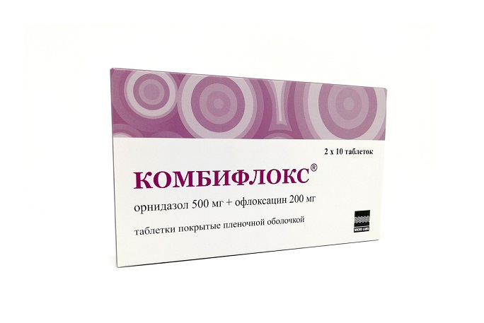Комбифлокс таблетки п/о 500мг+200мг №20