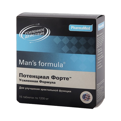 Man's formula Потенциал Форте усиленная формула таблетки №15