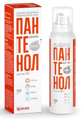 Пантенол пена 5% 150мл