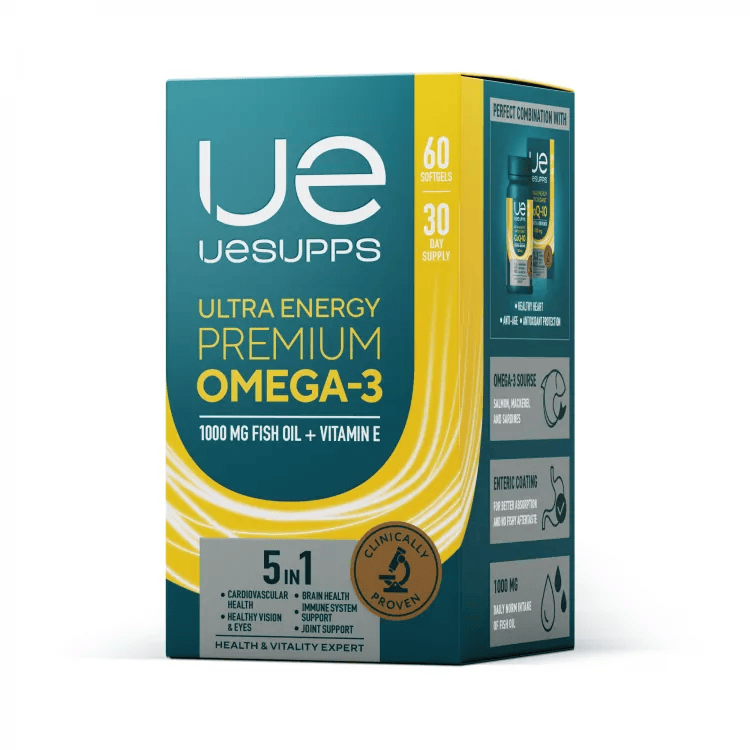 Uesupps Ультра Энерджи Премиум Омега-3 капсулы №60