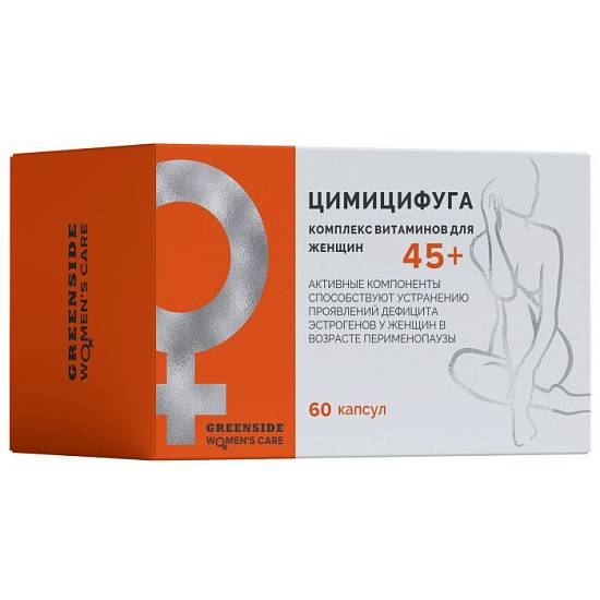 Цимицифуга с комплексом витаминов для женщин 45+ капсулы №60