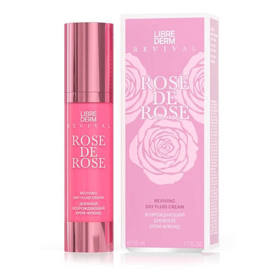 Librederm rose de rose. Крем Librederm Rose. Либридерм Rose de Rose крем-флюид дневной возрождающий 50мл. Librederm Rose de Rose возрождающий дневной крем-флюид для лица.