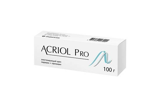 Акриол Про крем 2,5%+2,5% 100г