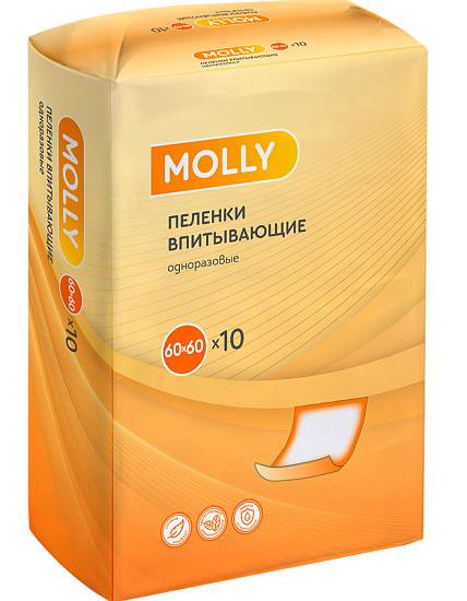 Molly Пеленки медицинские 60*60 №10