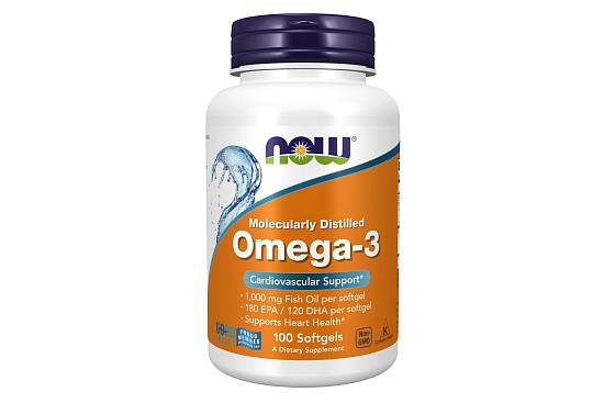 NOW Omega-3 капсулы 1000мг №100
