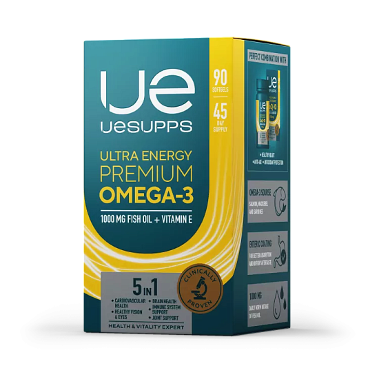 Uesupps Ультра Энерджи Премиум Омега-3 капсулы №90