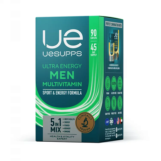 Uesupps Ультра Энерджи Мен Мультивитамин Формула капсулы №90 
