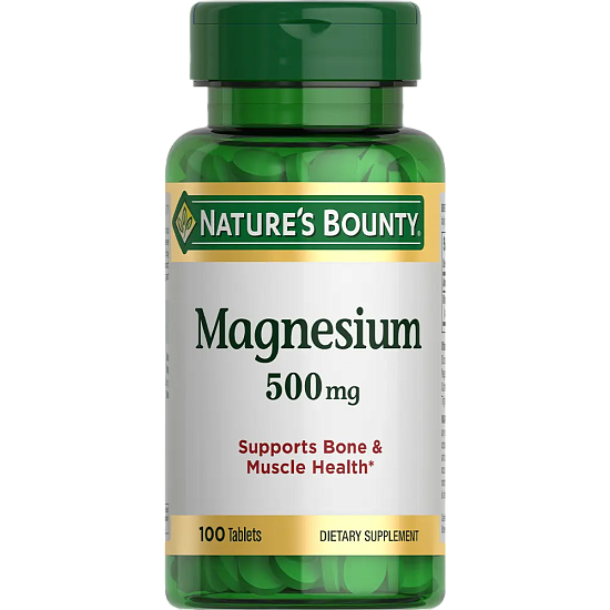 Natures Bounty Магний таблетки 500мг №100